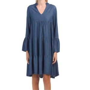 Blue Denim Mini Dress